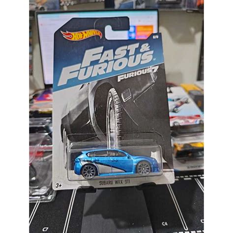 HOTWHEELS HOT WHEELS SUBARU 風火輪風火輪速度之怒 斯巴魯 WRX STI 蝦皮購物