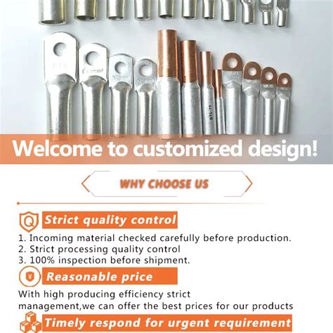 Qwt Copper Naked Non Insulated Circular Connecting Ring Terminals China High Temperature