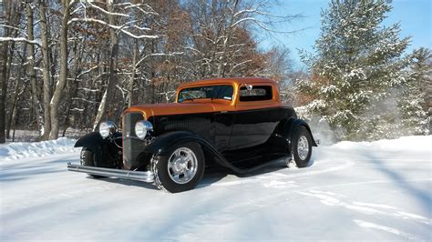 1932 Ford Coupe 3 Window Hotrod Hot Rod Streetrod Street Usa 2560x1920 04 Wallpapers