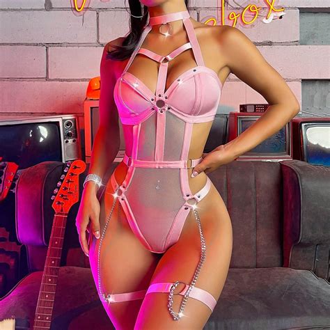 PuPy Sexy Black Lingerie For Women Cosplay Lingerie For Women Anime Lace Babydoll Lingerie Plus