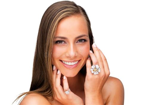 She Takes Skincare Seriously Studio Shot Of A Beautiful Brunette Woman