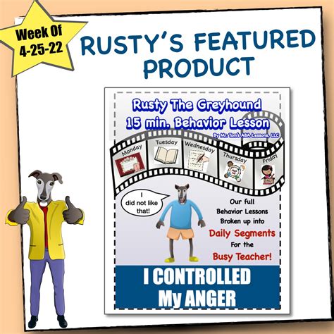 Featured Product: Controlling Anger: Behavior Lesson - Rusty the