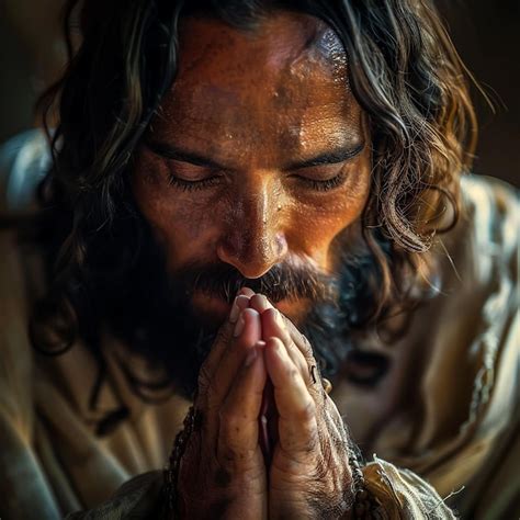 Premium Photo A Man With A Rosary In His Hands Is Praying