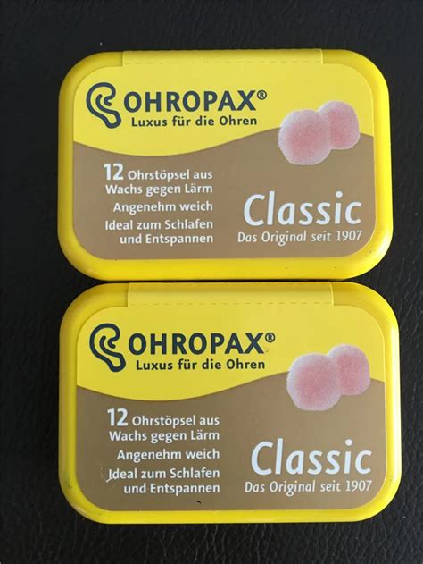 6pairs-Original-Ohropax-Classic-Wax-Earplugs-Comfortable-Wax-Ear-Plugs ...