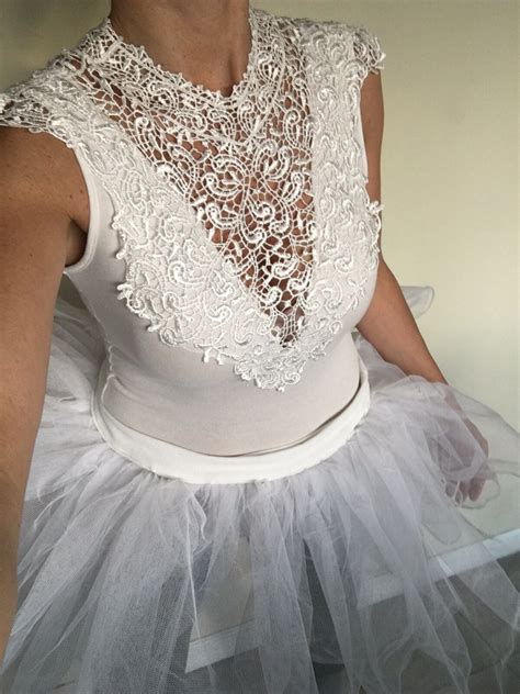Halloween Ballerina Costume Bodysuit And Tutu - Gem