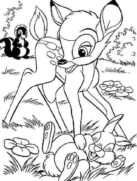 Free Printable Bambi Coloring Pages For Kids