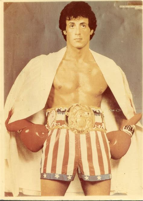 Retro Foto Sylvester Stallone Color Foto USSR 90 Рокки бальбоа