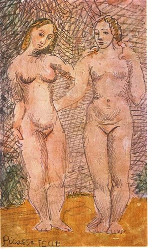 Two Nude Women Pablo Picasso Wikiart Org