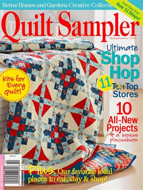 Better Homes And Gardens Creative Collection Quilt Sampler Magazine