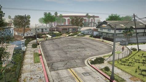 Gta San Andreas New Grove Street And Stadium Los Santos Cj Johnson