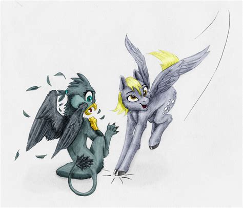 Gabby mlp mlp traditional art Derpy Дерпи minor