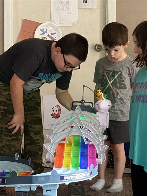 Hot Wheels Mario Kart Rainbow Road Pieces Macy S