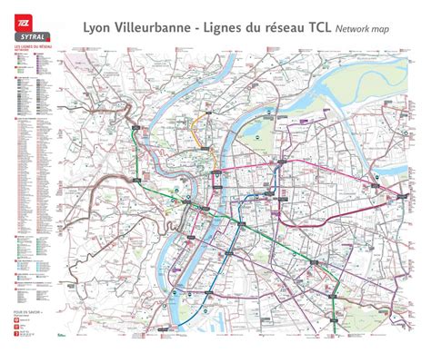 Map Of Lyon Transport Transport Zones And Public Transport Of Lyon