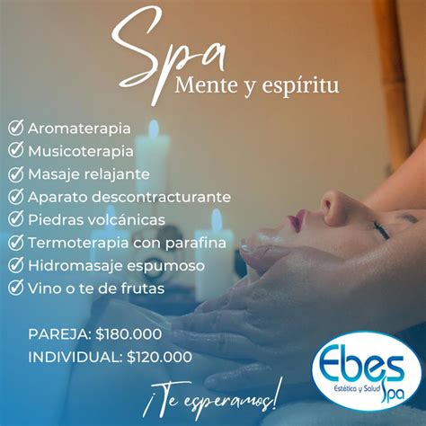 Spa Mente Y Espiritu Ebes Spa Y Est Tica Salud Y Belleza En Manizales