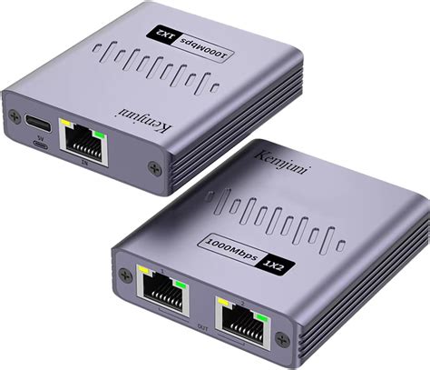 Ethernet Splitter 1 To 2 High Speed 1000mbps Gigabit Ethernet Splitter Lan