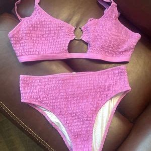 Venus Swim Venus Rouched Pink Bikini Poshmark