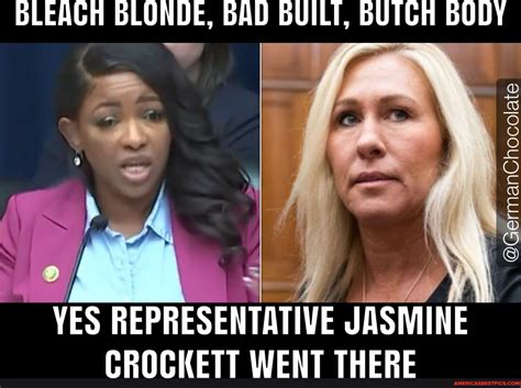 Bleach Blonde Bad Built Butch Body Yes Representative Jasmine Crockett Went There