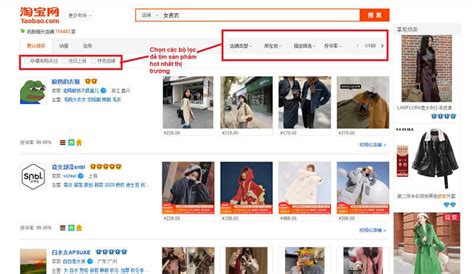 Rất Hay Cách tìm sản phẩm hot trend trên taobao