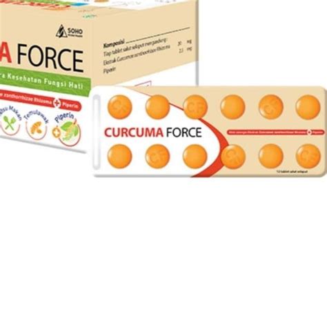 Jual Curcuma Force Box Isi Tablet Membantu Memelihara Fungsi Hati