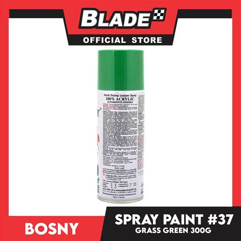 Bosny Spray Paint Grass Green #37 300g – blade.ph