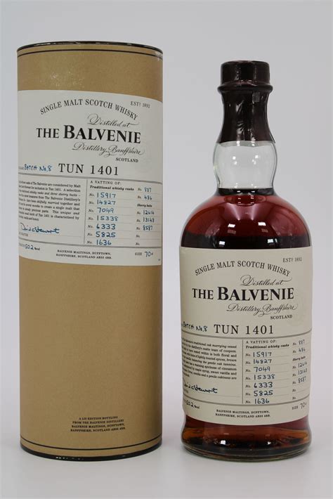 Balvenie - Tun 1401 - Batch 8 Auction | Highland Whisky Auctions
