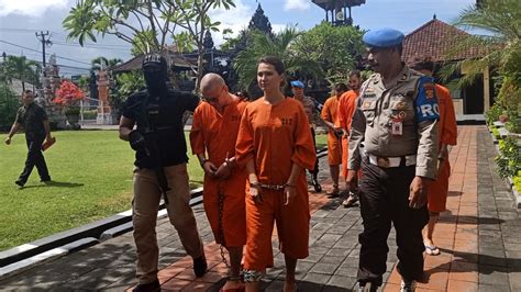 Indonesia Parades 5 Foreigners Arrested For Drugs On Bali Fox News