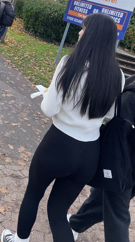 Sexy Tight Ass Babe In Black Leggings Oc Spandex Leggings Yoga