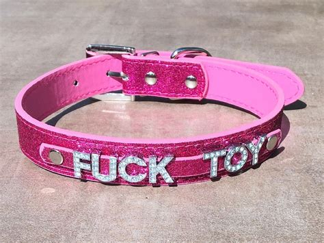 FUCKTOY Fuck Toy Rhinestone Choker Sparkly Red Hot Vegan Etsy UK
