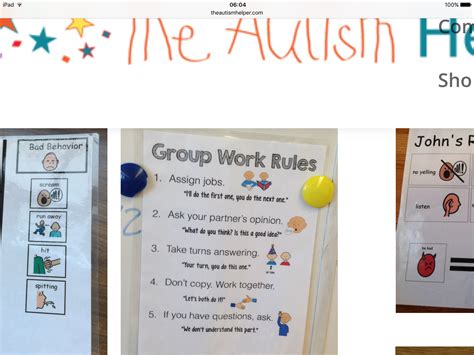 There Is A Group Work Rules Displayed On The Wall In Front Of The