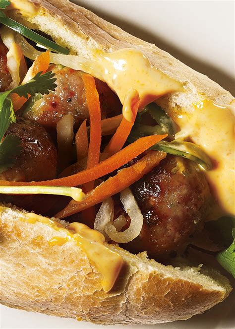 Pork Meatball Banh Mi Recipe Cart