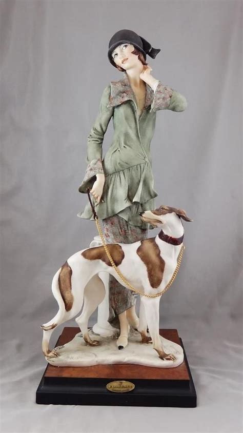 Giuseppe Armani Retired Lady With Dog Figurine 195 C 21865000 Wbox