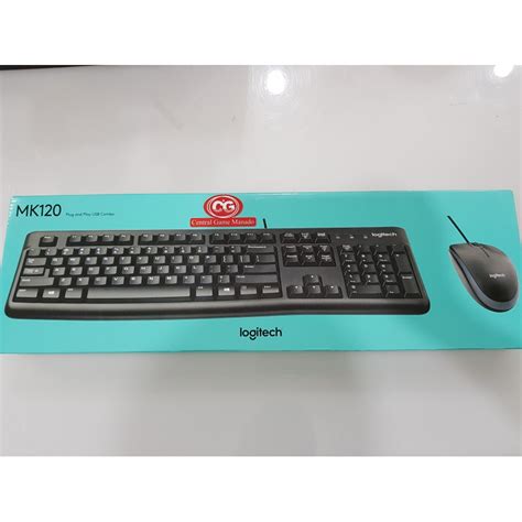 Jual Keyboard Mouse Logitech Mk120 Original Shopee Indonesia