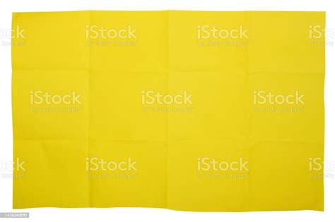 yellow folded paper texture stock photo  image