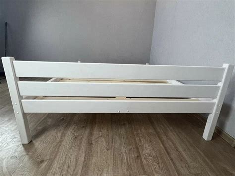 В продаже Кровать Классика сосновая 120х200 белого цвета — купить по ...