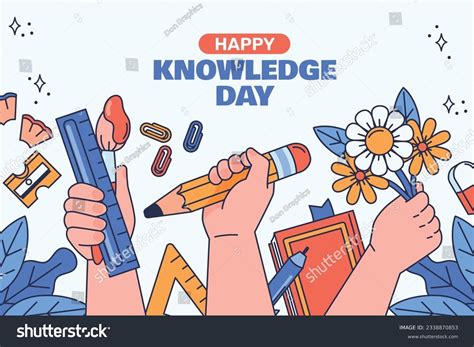 knowledge day images stock  vectors shutterstock