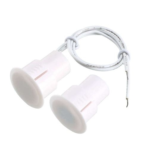 Magnetic Reed Switch Door Sensor With Wire Mc White Normal Open