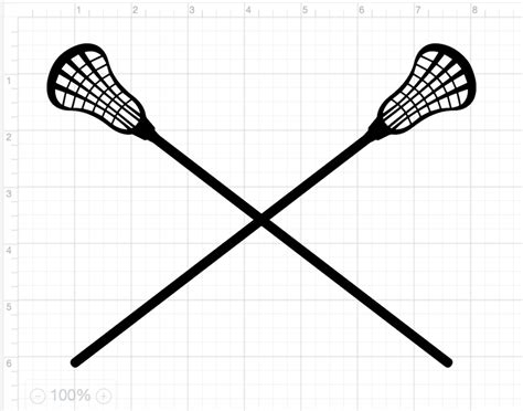 Lacrosse Sticks Cut File SVG DXF PNG Eps Pdf Clipart - Etsy