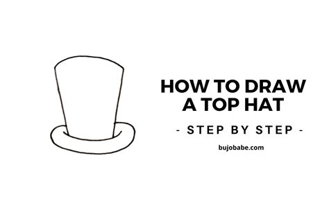 How To Draw A Hat In Just Easy Steps Bujo Babe