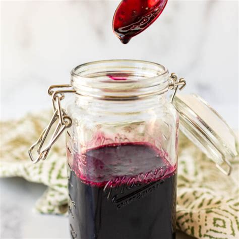 Easy Homemade Blueberry Simple Syrup The Fit Cookie