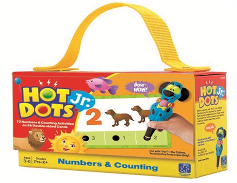 Hot Dots Jr Card Sets Numbers Counting Theraplay