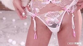 Cute Asian Babe Phoebe Kalib Strips Off Her Libgerie Bounces Those Pretty Tits And Pleasures