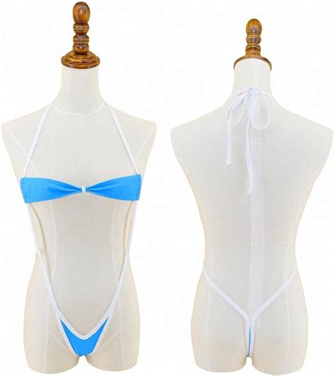 Amazon Tinpia Womens Exotic Crotchless Bowknot Micro Bikini Women