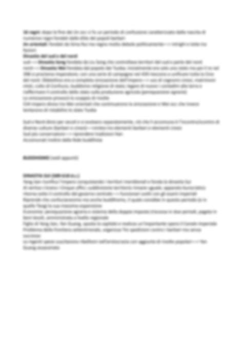 SOLUTION: Schema storia della cina 1 - Studypool