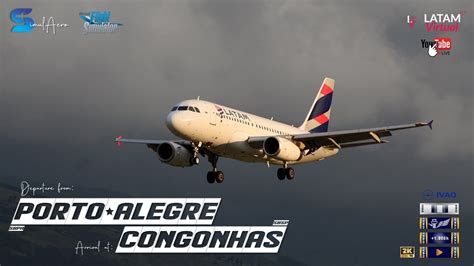 MSFS Airbus A320 LATAM Porto Alegre SBPA Congonhas SBSP