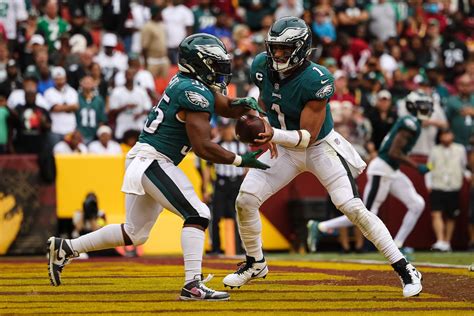 Monday Night Football Week 10 Commanders Vs Eagles Betting Odds