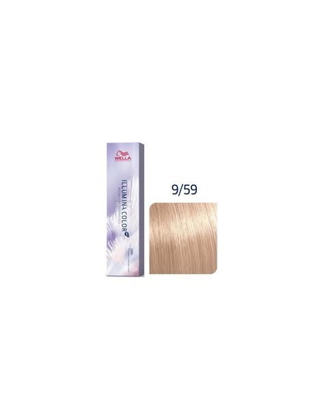 Wella permanentiniai plaukų dažai Wella Illumina Color Very Light Blonde Mahogany Cendre ml