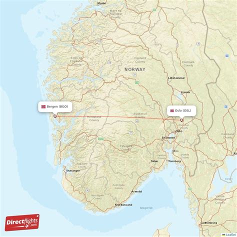 Direct Flights From Bergen To Oslo BGO To OSL Non Stop Directflights