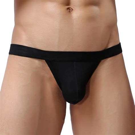 Ropa Interior Sexy Para Hombre Bikini Modal Bragas Convexas En U Cueca Lencer A