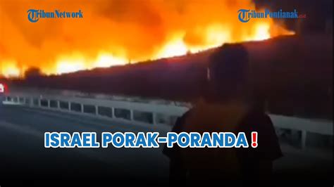 Israel Porak Poranda Hizbullah Kirim Roket Ke Israel Balas Kematian