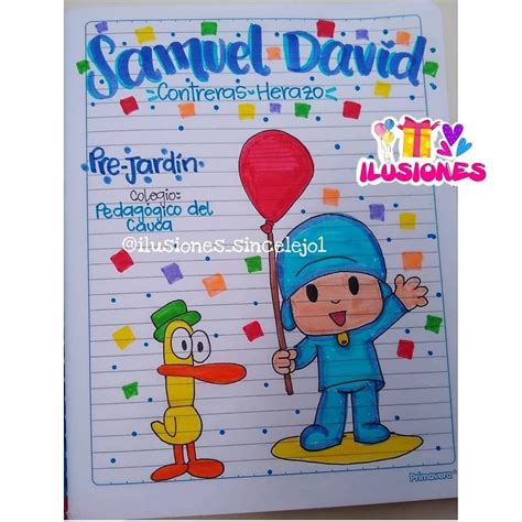 Cuaderno Pocoyo Cuadernos de dibujo para niños Cuadernos creativos